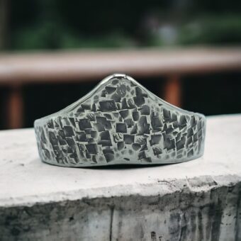 Odin - Structure Hammered - Sterling Silver