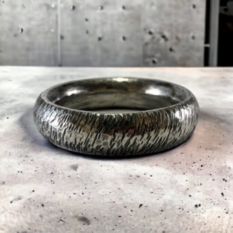 Idun - Hammered Oxidized Sterling Silver